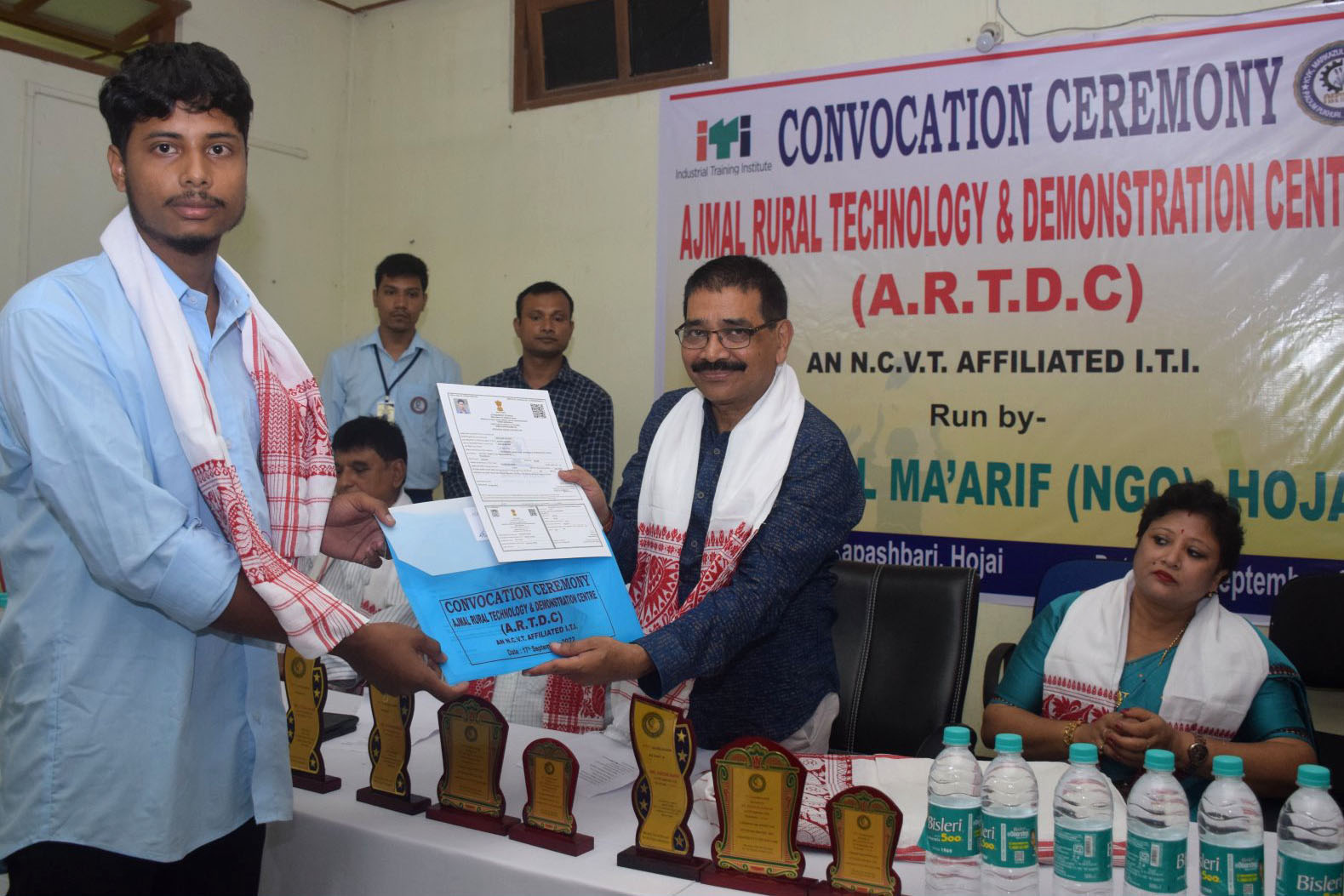 Read more about the article Convocation Ceremony held at ARTDC, Hojai
